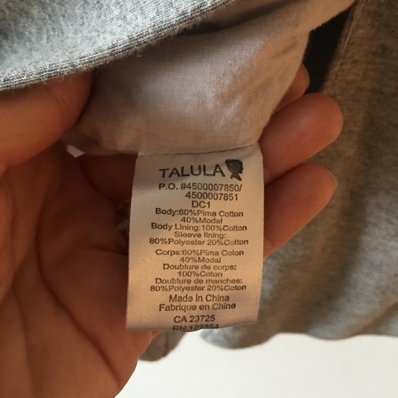 Aritzia Talula Grey Jersey Blazer Size 4 GUC - Picture 4 of 4